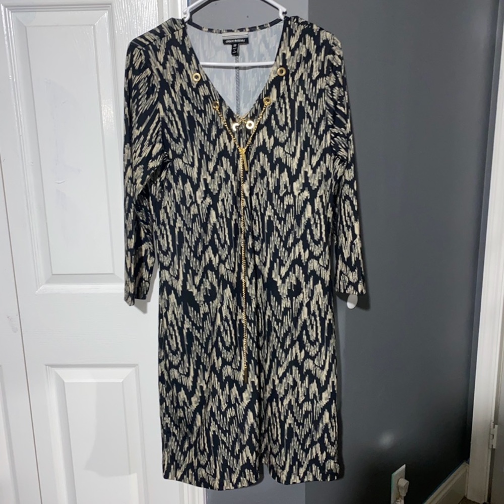 Allison Brittney 3/4 Sleeve Dress size M